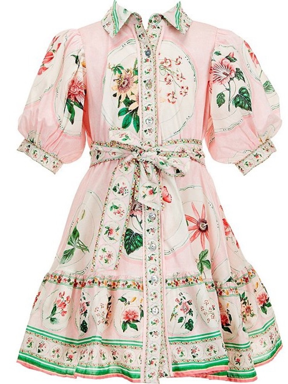 A Loves A Girls Pink Floral Button Dress (3T) NEW!!